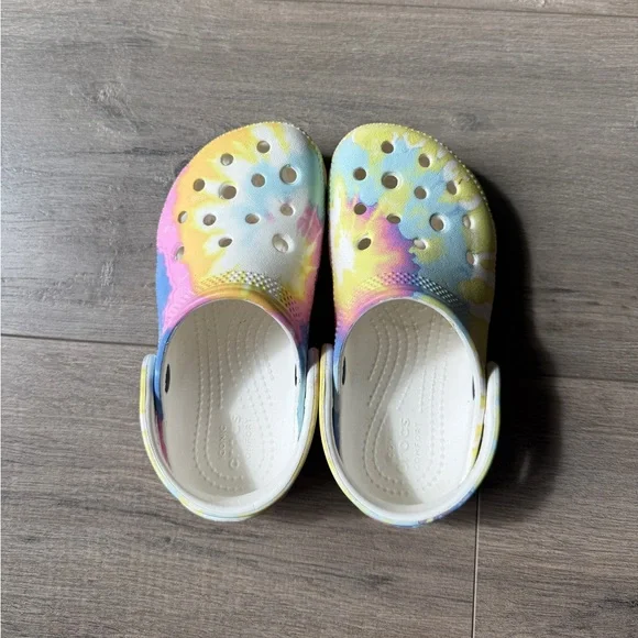 CROCS Colorful Tie dye Kids C10 - Picture 4 of 7
